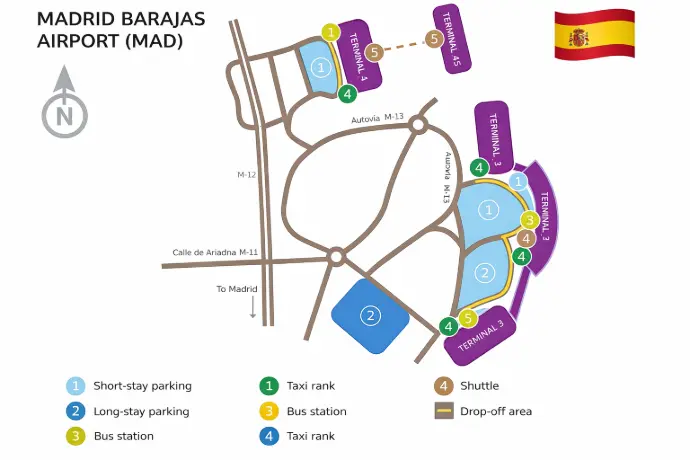 Explore the map of the Airport